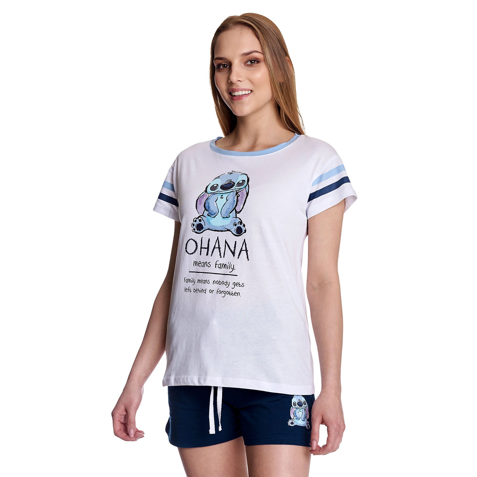 Produktbild Lilo & Stitch - Ohana Means Family Pyjama kurz Damen