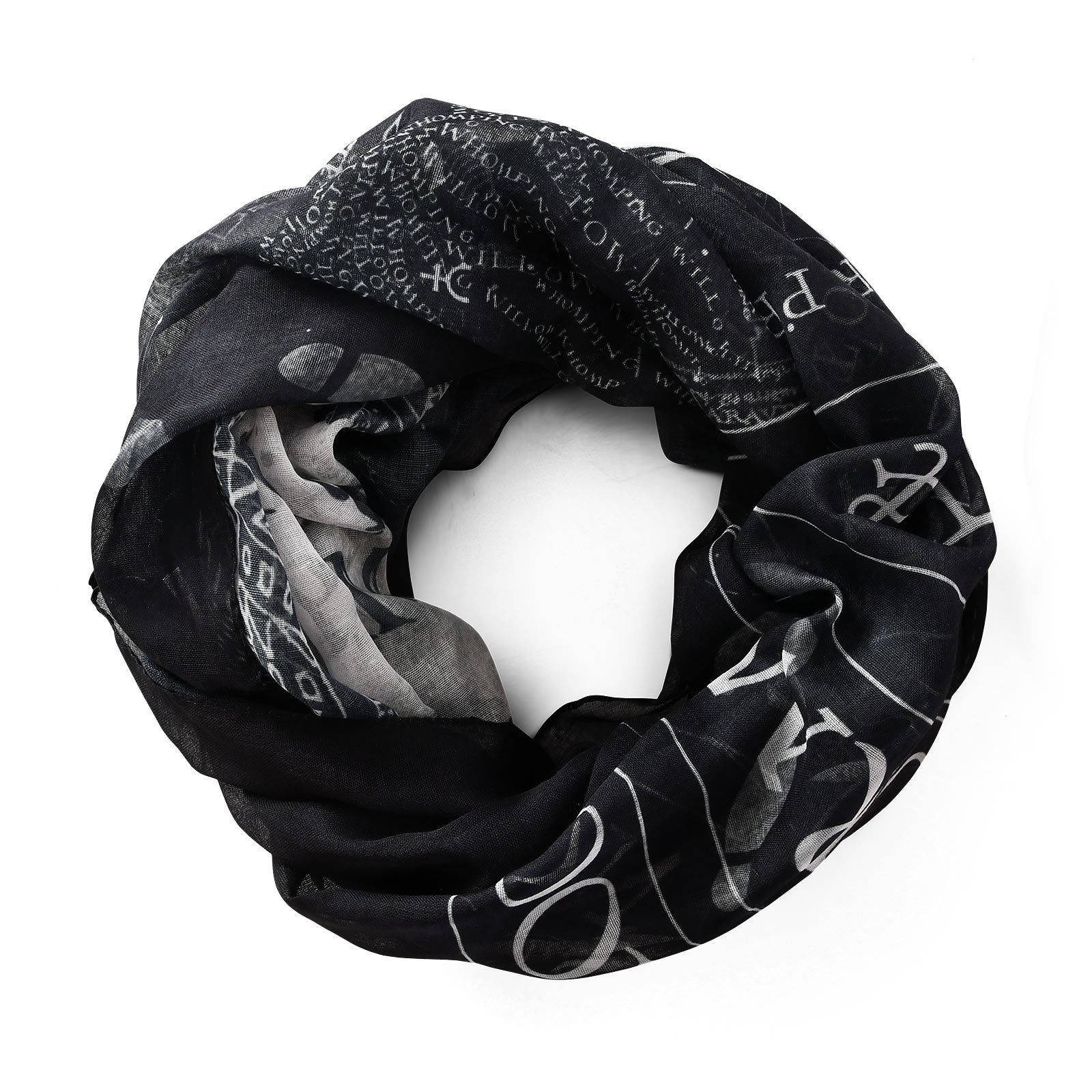 Produktbild Harry Potter - Karte des Rumtreibers Loop Schal schwarz