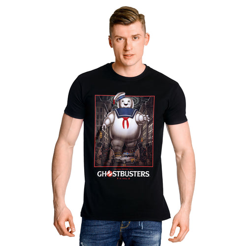 Produktbild Ghostbusters - Marshmallow Man T-Shirt schwarz