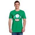 Produktbild Super Mario - 1 UP Pilz T-Shirt grün
