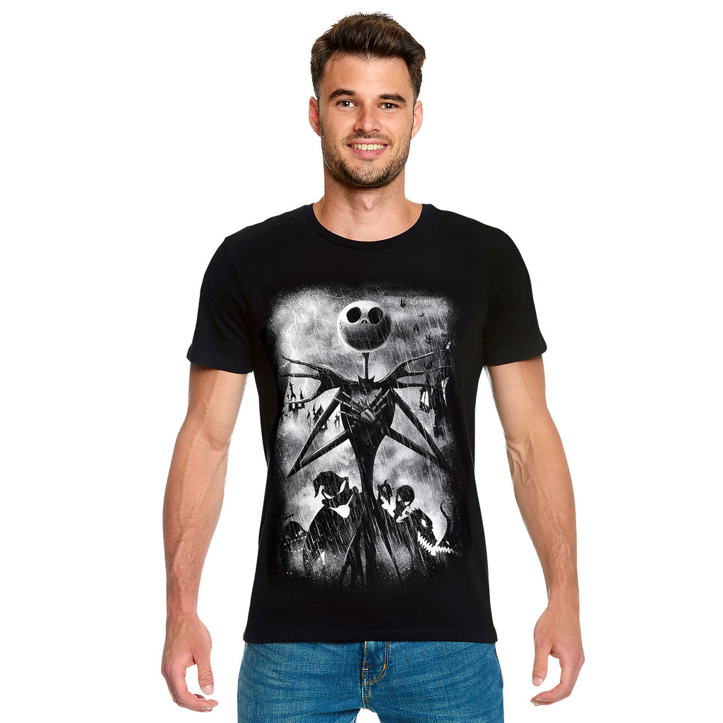 Produktbild Nightmare Before Christmas - Jack Stormy Skies T-Shirt schwarz
