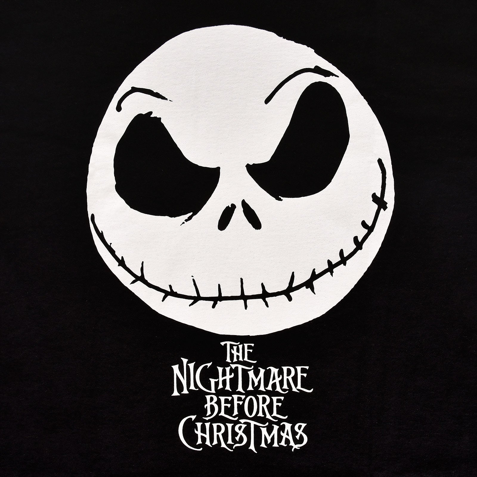 Produktbild Nightmare Before Christmas - Jack Face T-Shirt schwarz