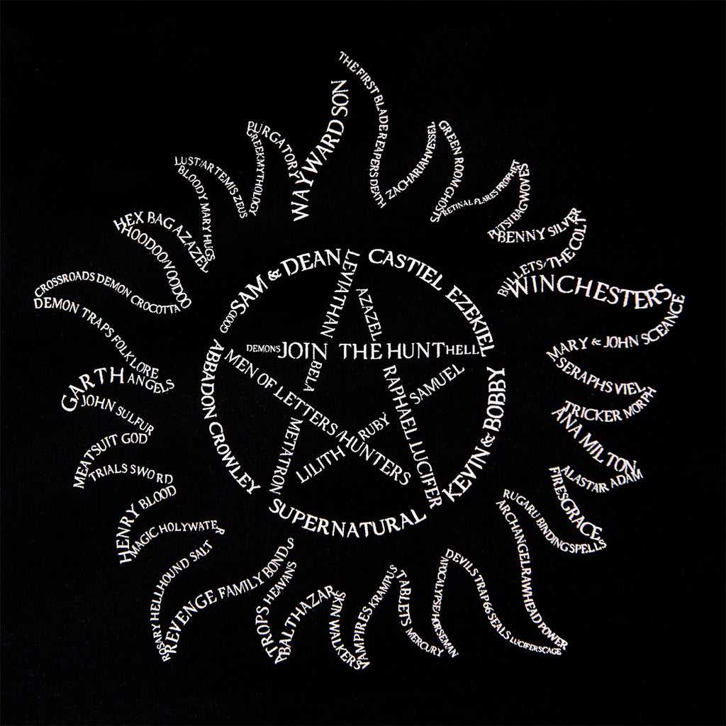 Produktbild Supernatural - Anti Possession Symbol Hoodie schwarz