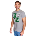 Produktbild Breaking Bad - Squares T-Shirt grau