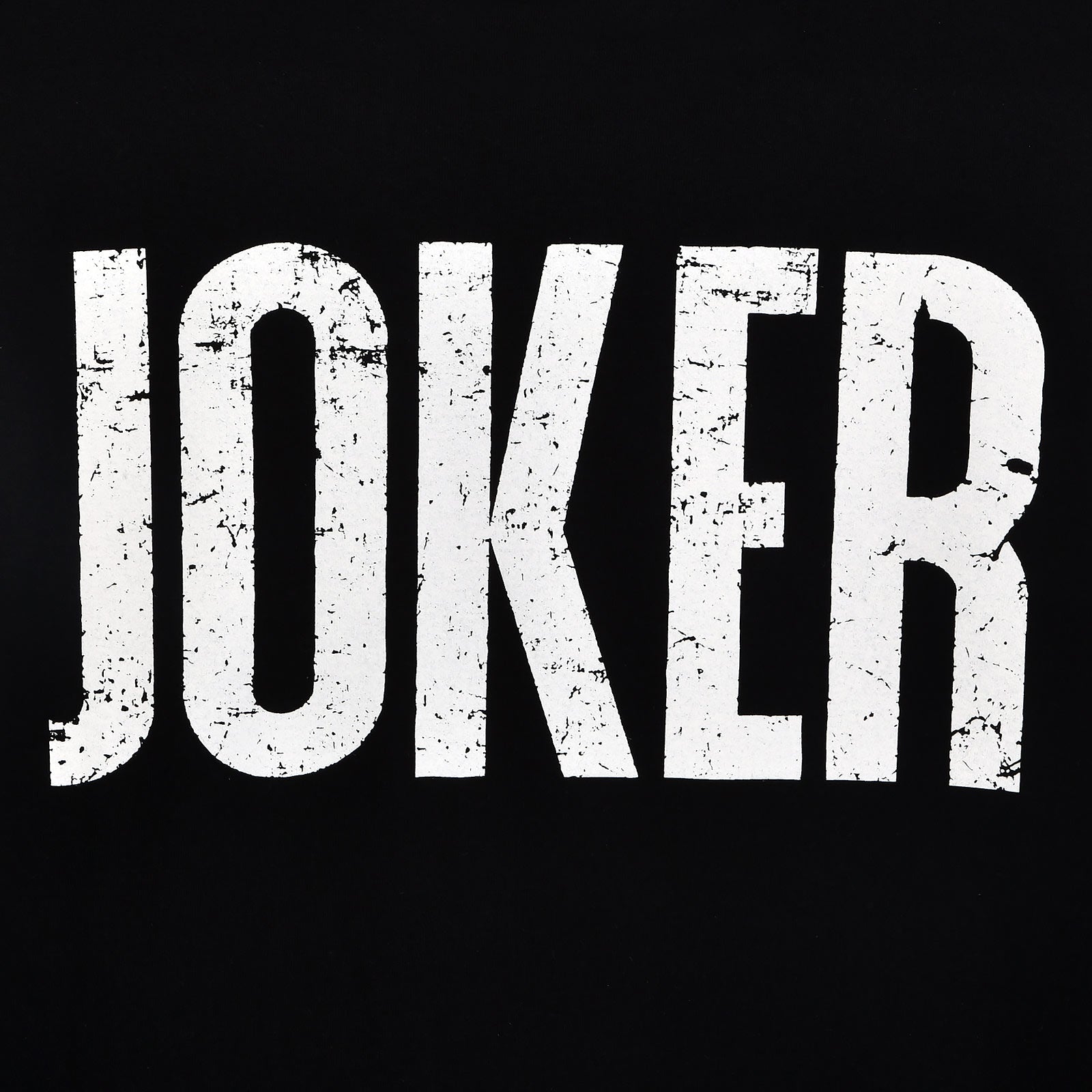 Produktbild Joker Distressed Logo T-Shirt schwarz