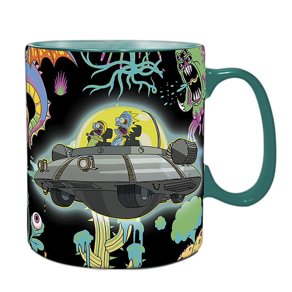Produktbild Rick and Morty - Spaceship Thermoeffekt Tasse