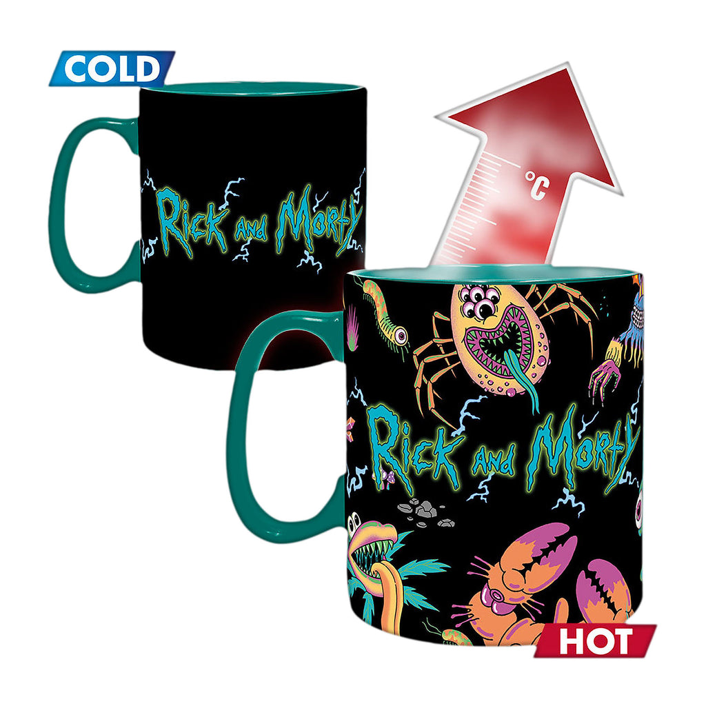 Produktbild Rick and Morty - Spaceship Thermoeffekt Tasse