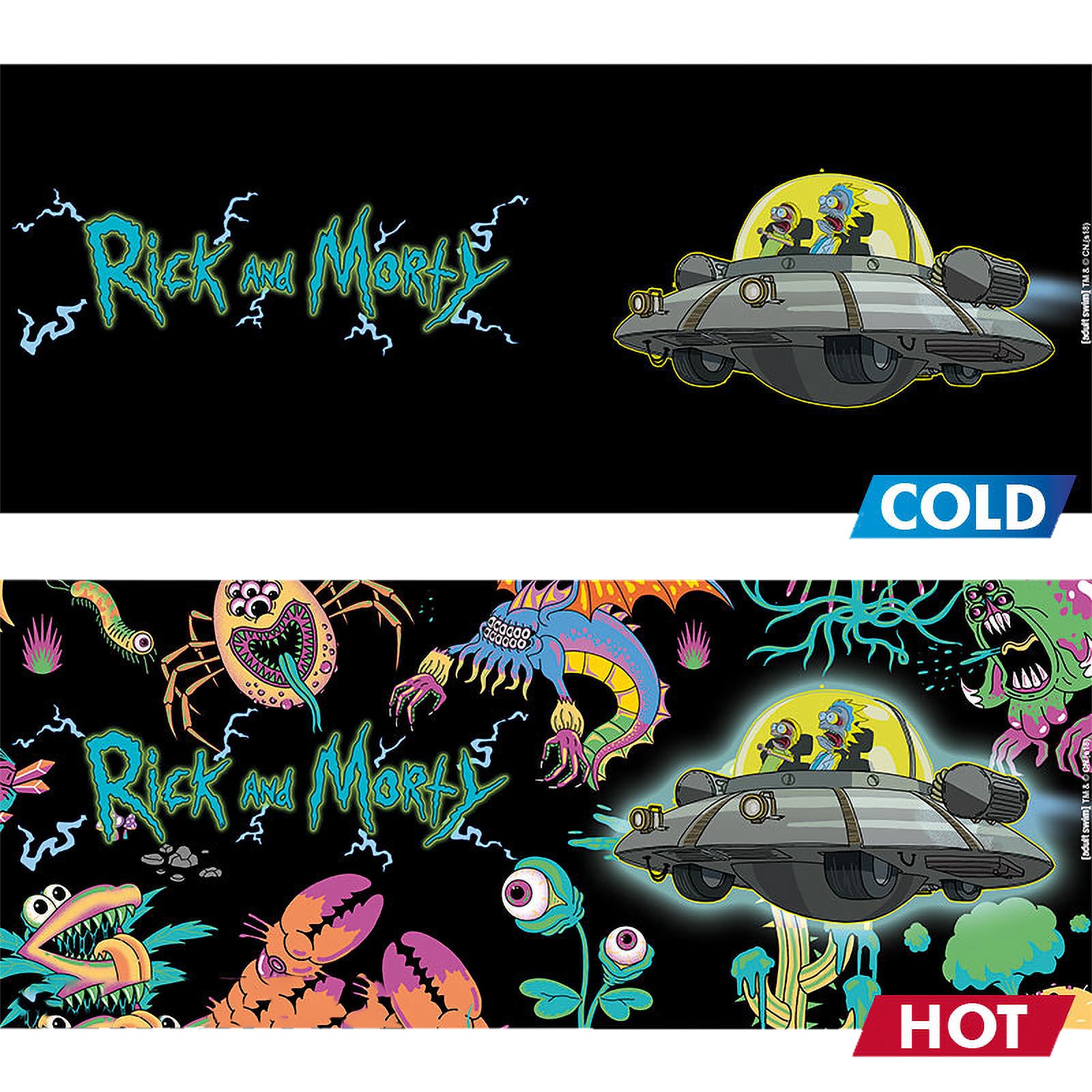 Produktbild Rick and Morty - Spaceship Thermoeffekt Tasse