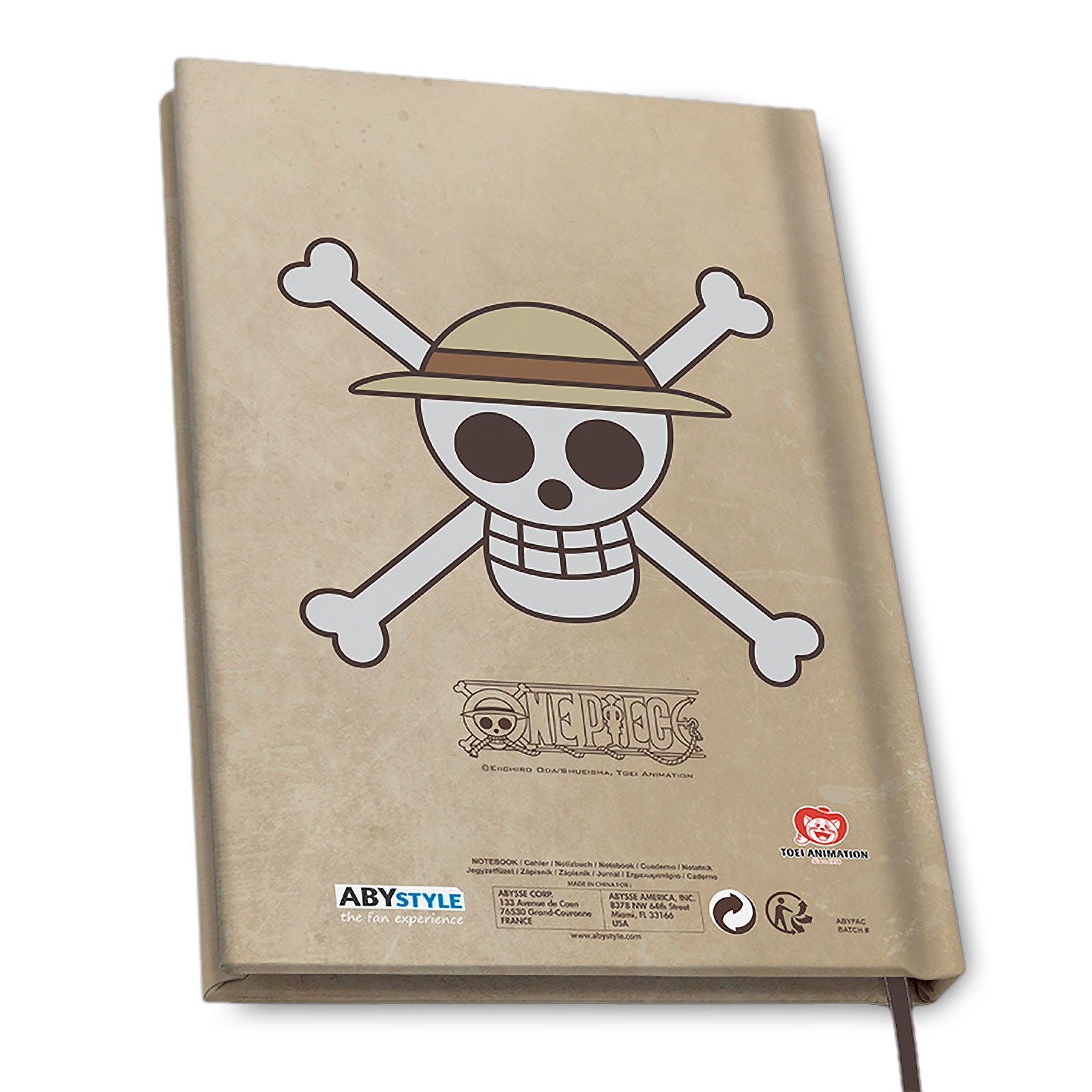 Produktbild One Piece - Wanted Luffy Notizbuch A5