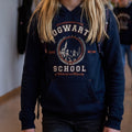 Produktbild Harry Potter - Hogwarts School Kinder Hoodie blau