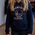 Produktbild Harry Potter - Hogwarts School Kinder Hoodie blau