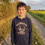 Produktbild Harry Potter - Hogwarts School Kinder Hoodie blau