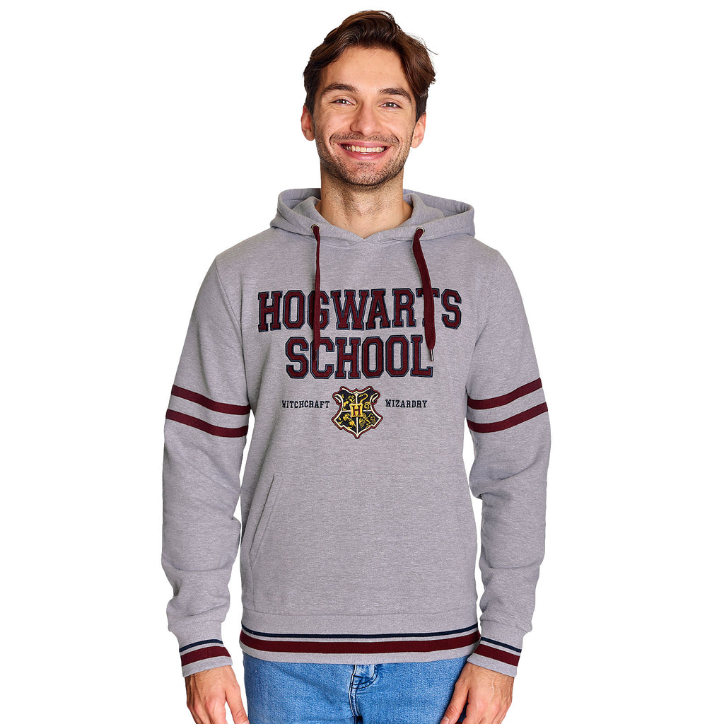 Produktbild Harry Potter - Hogwarts School Hoodie grau