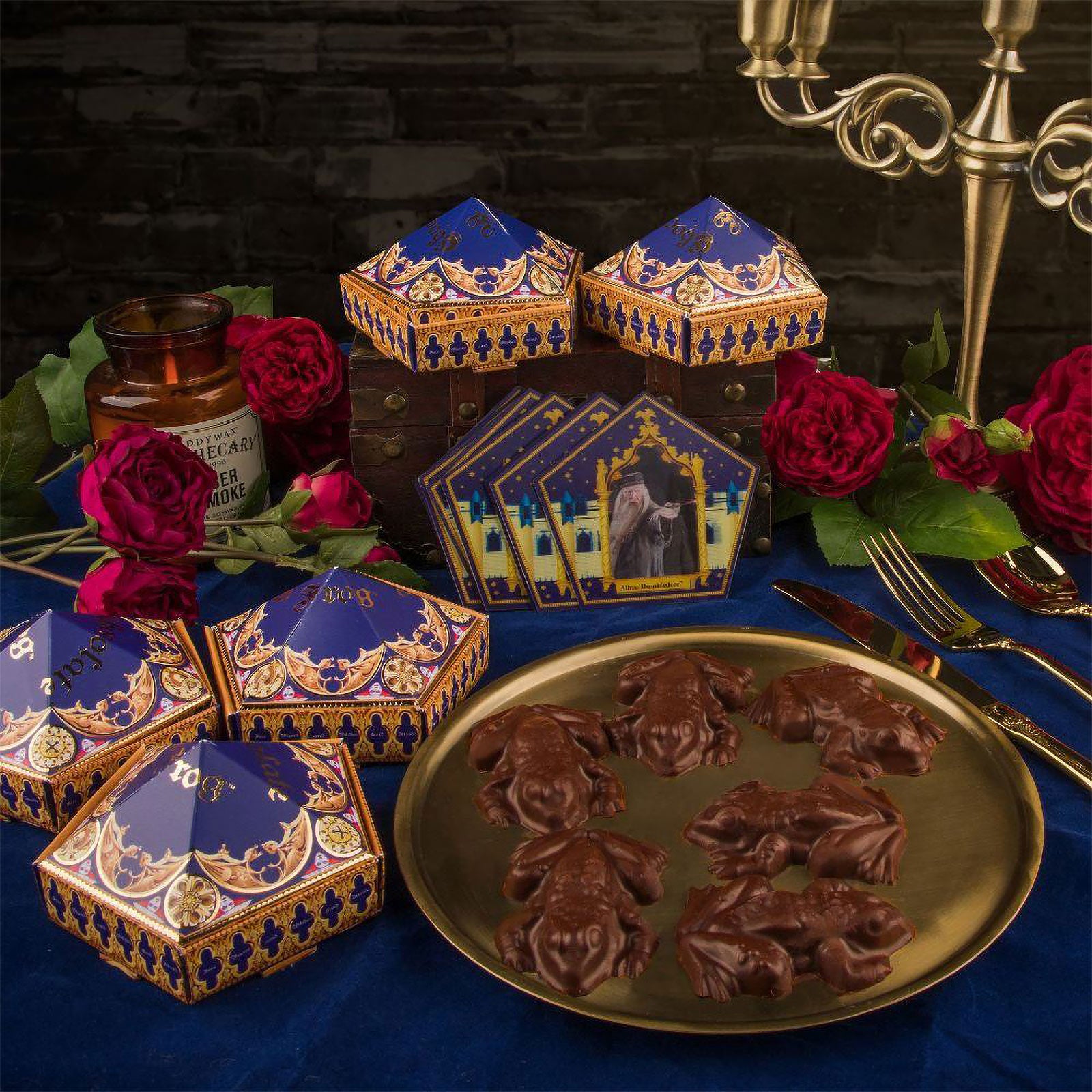 Produktbild Schokofrosch Pralinenform Set mit Sammelkarten - Harry Potter
