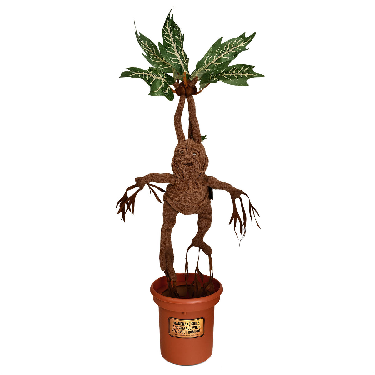 Produktbild Harry Potter - Alraune Plüsch Figur im Topf mit Sound 46 cm