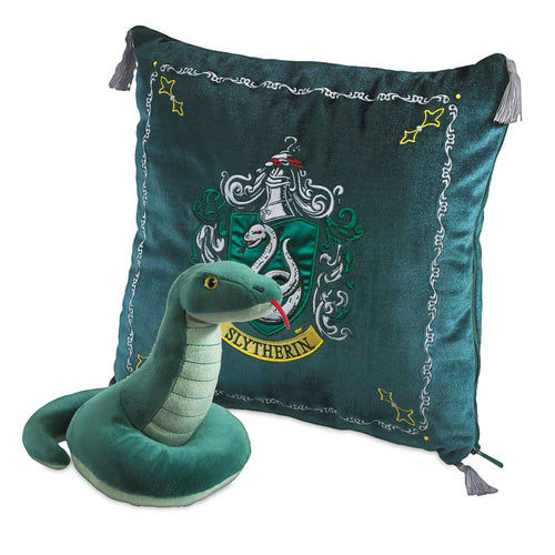 Produktbild Harry Potter - Slytherin Wappen Kissen mit Plüsch Figur