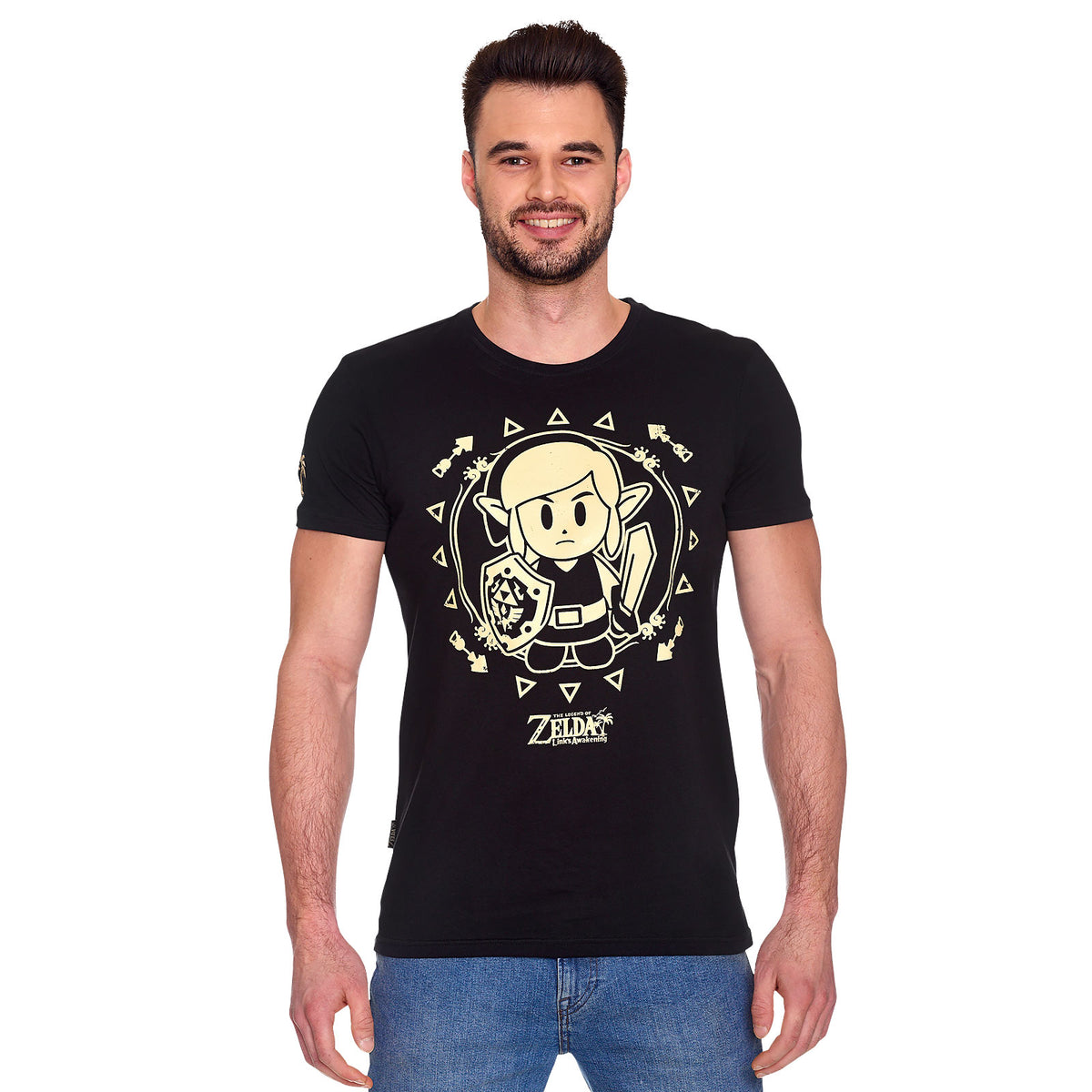 Produktbild Zelda - Link's Awakening Tribal T-Shirt schwarz