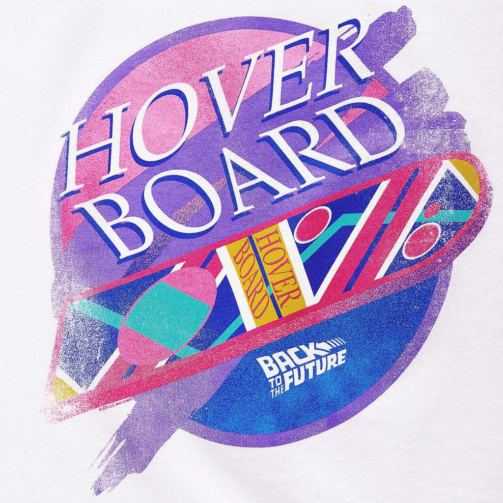 Produktbild Zurück in die Zukunft - Hover Board T-Shirt weiß