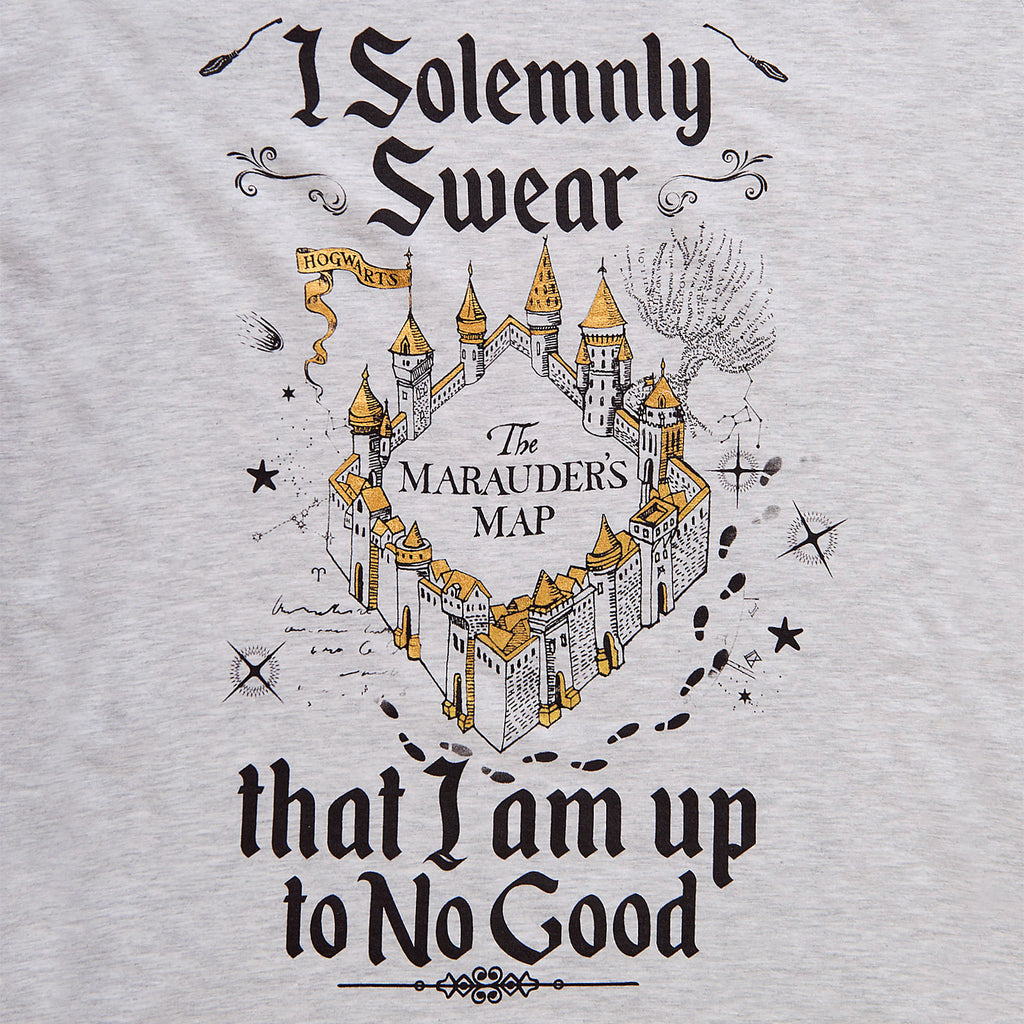 Produktbild Harry Potter - Karte des Rumtreibers T-Shirt Damen grau