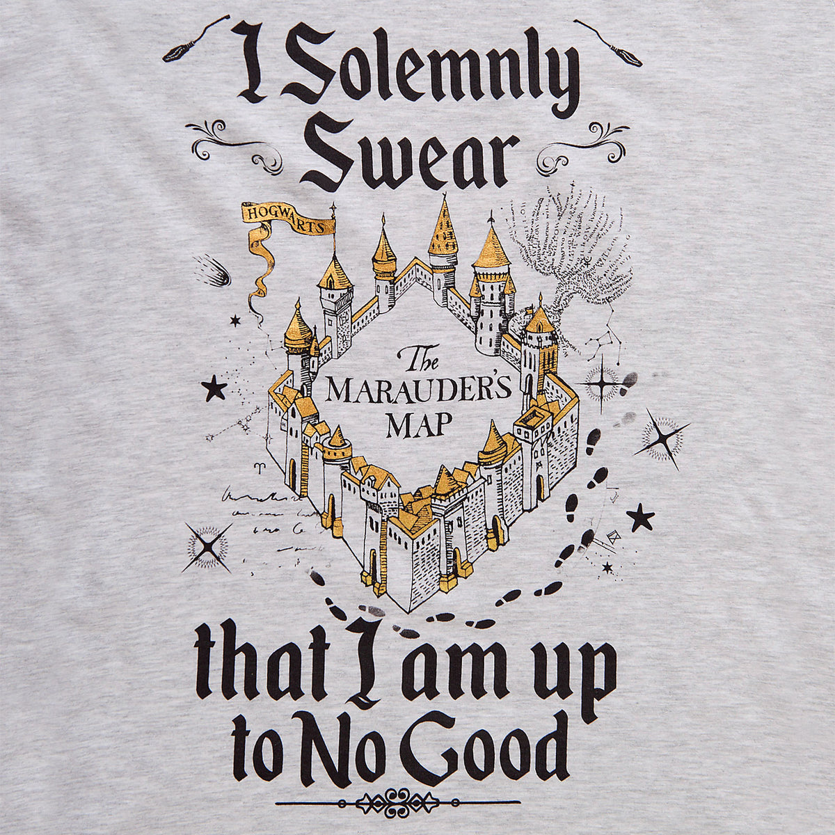 Produktbild Harry Potter - Karte des Rumtreibers T-Shirt Damen grau
