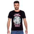 Produktbild Pinky und der Brain - Take Over The World T-Shirt schwarz