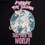 Produktbild Pinky und der Brain - Take Over The World T-Shirt schwarz