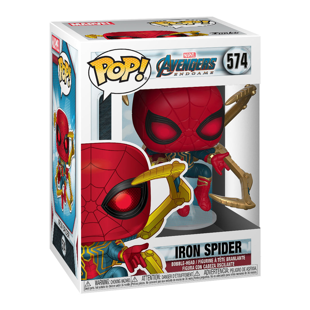 Produktbild Avengers - Iron Spider Endgame Funko Pop Wackelkopf-Figur
