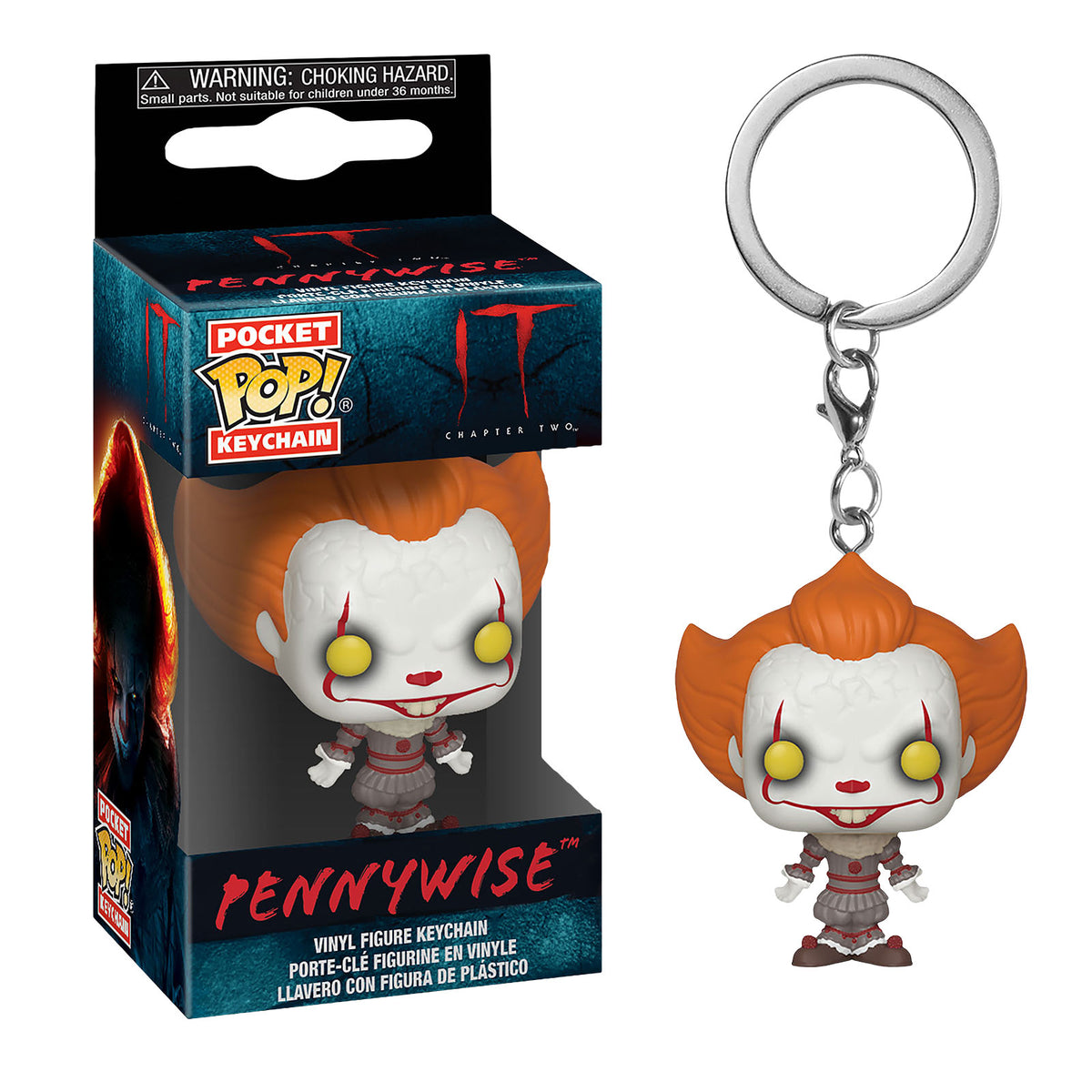 Produktbild Stephen Kings ES - Pennywise Chapter Two Funko Pop Schlüsselanhänger