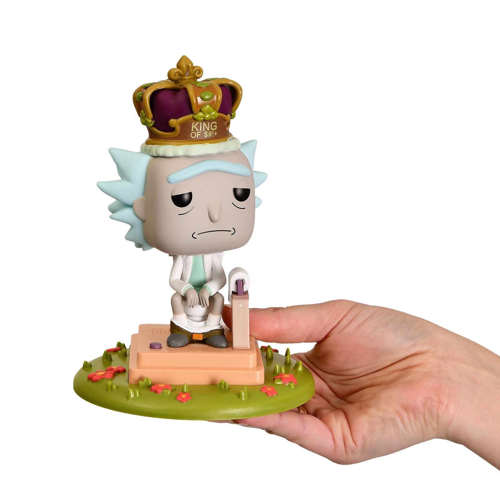 Produktbild Rick and Morty - King Rick mit Sound Funko Pop Figur 17 cm