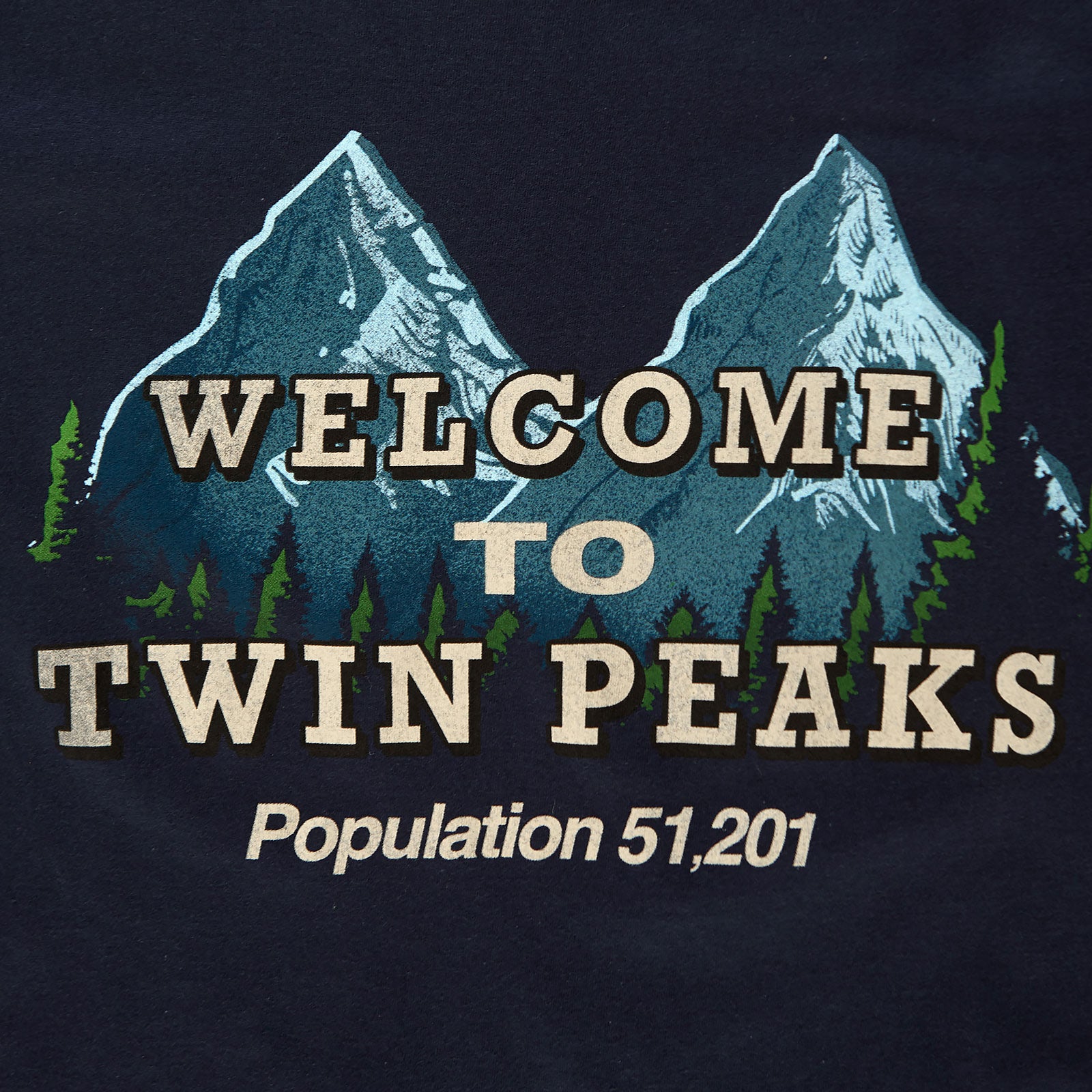 Produktbild Twin Peaks - Welcome to Twin Peaks T-Shirt blau