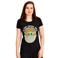 Produktbild The Child Daily Routine T-Shirt Damen - Star Wars The Mandalorian