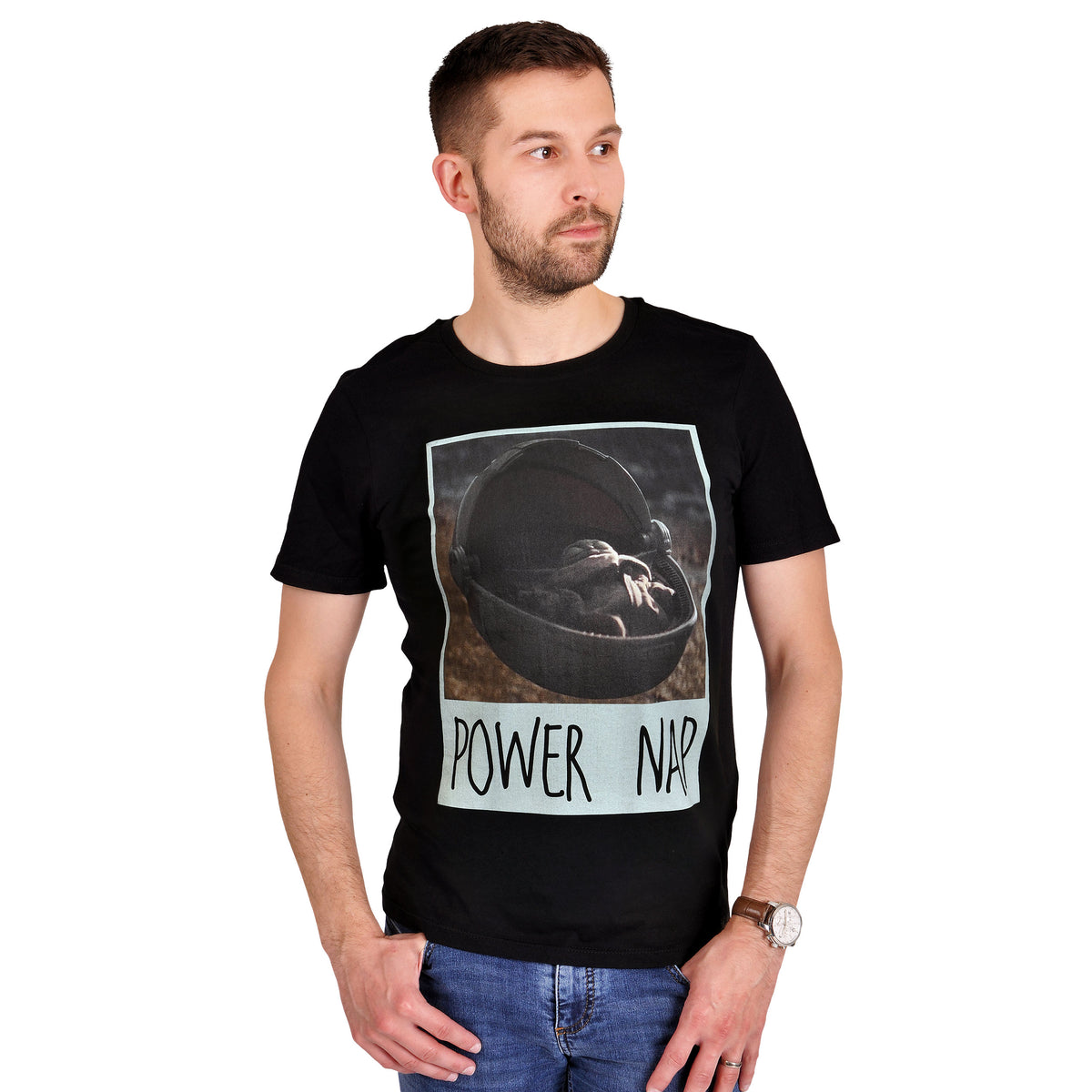 Produktbild The Child Power Nap T-Shirt schwarz - Star Wars The Mandalorian