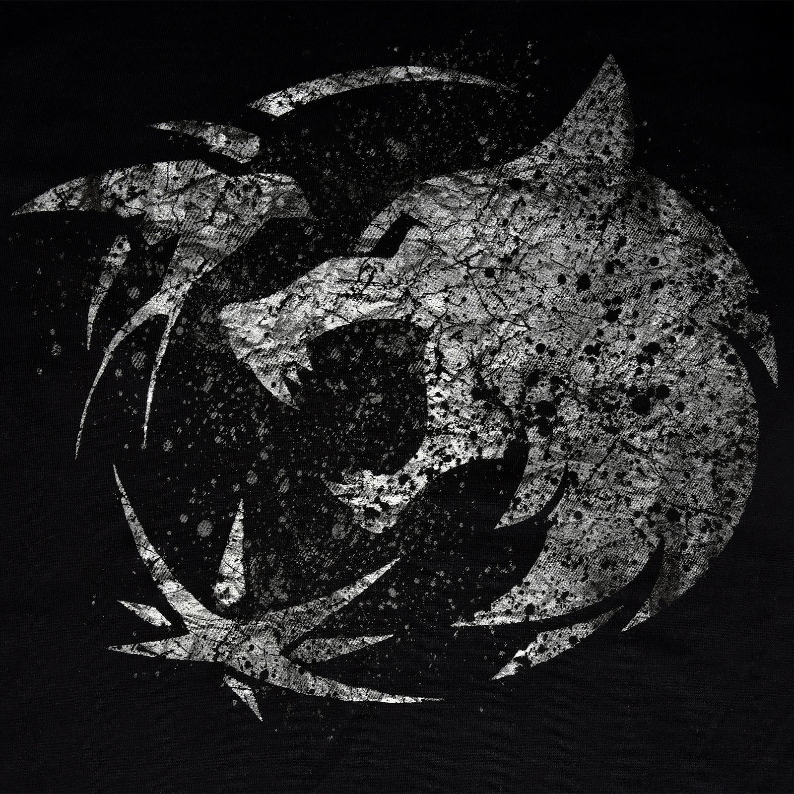 Produktbild Wolf Emblem T-Shirt für Witcher Fans schwarz