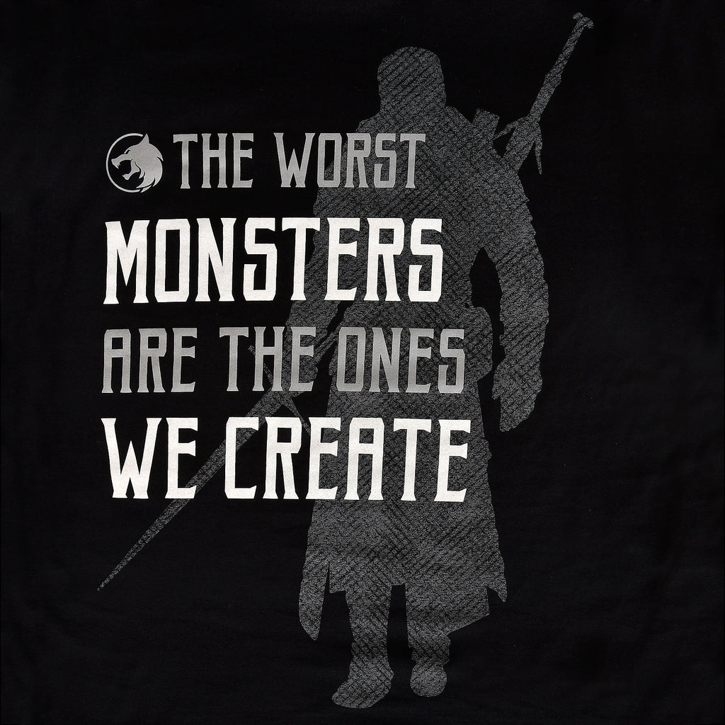 Produktbild Monsters We Create T-Shirt für Witcher Fans schwarz