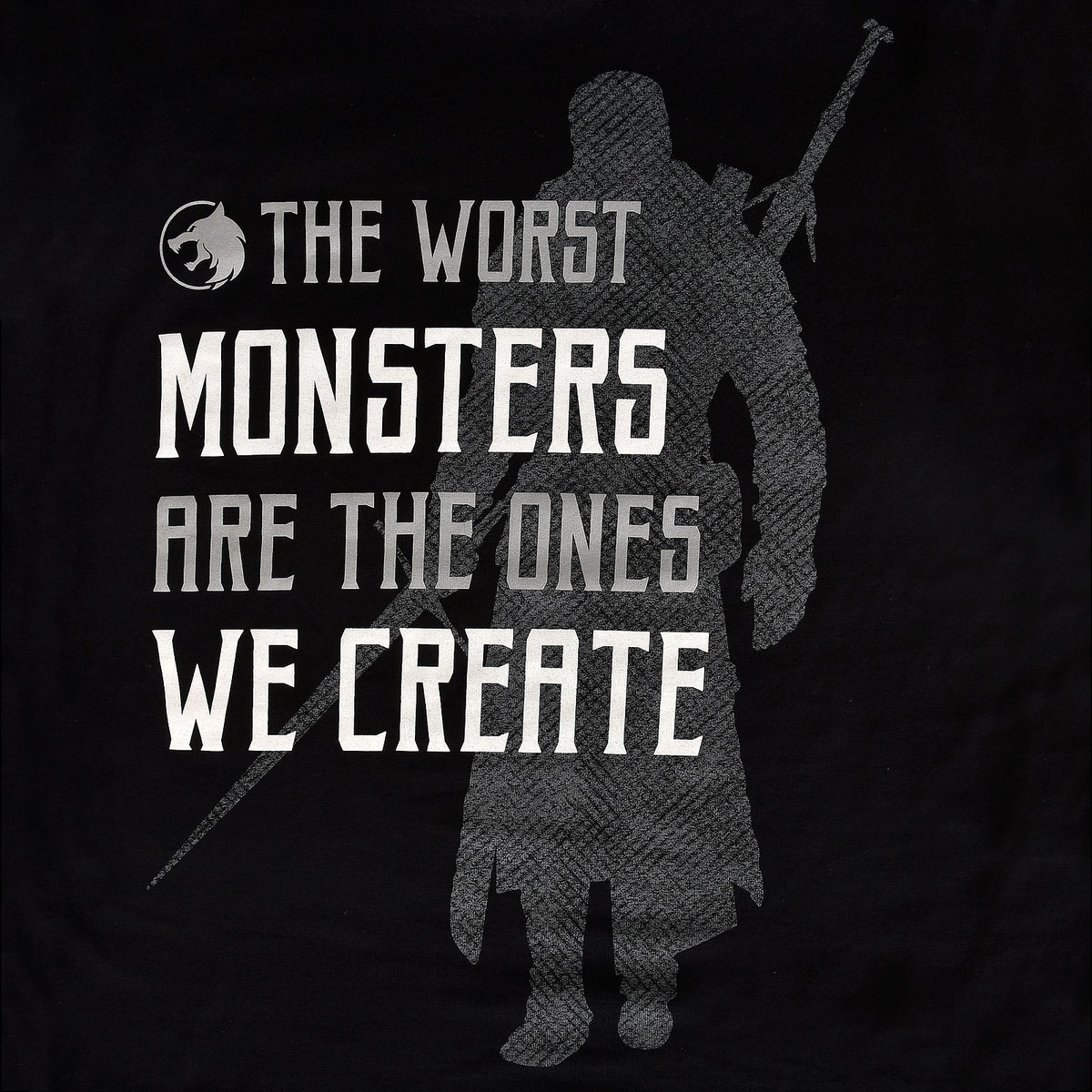 Produktbild Monsters We Create T-Shirt für Witcher Fans schwarz