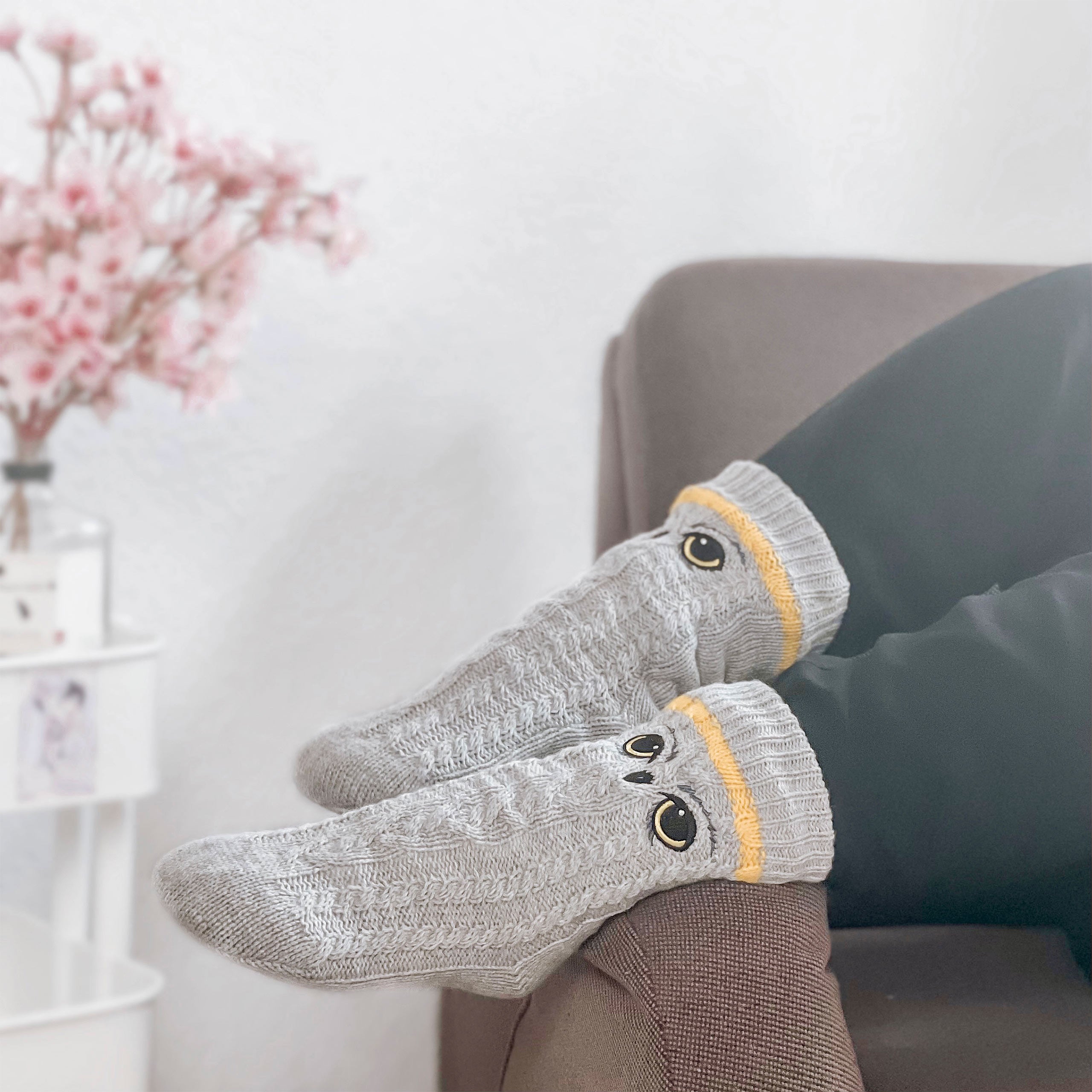 Produktbild Harry Potter - Hedwig Socken grau