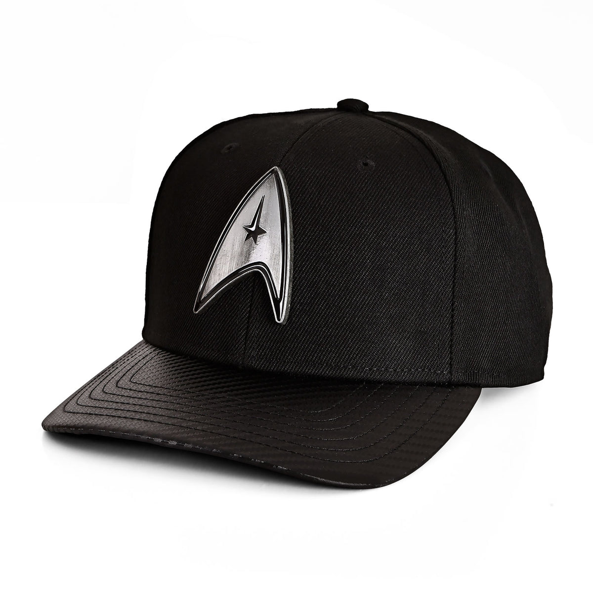 Produktbild Star Trek - Metall Logo Snapback Cap schwarz