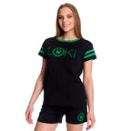 Produktbild Loki - Logo Pyjama kurz Damen schwarz