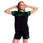 Produktbild Loki - Logo Pyjama kurz Damen schwarz