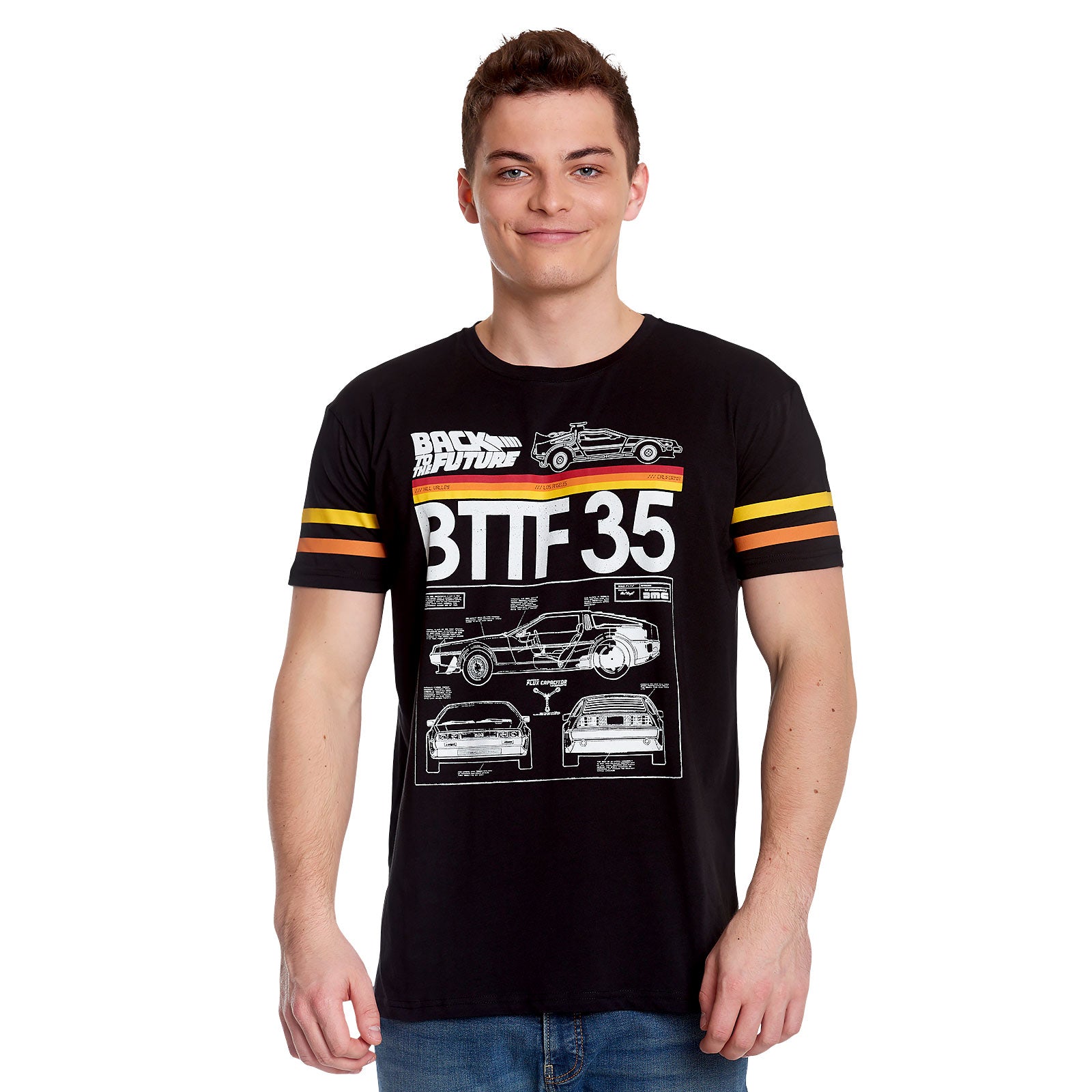 Produktbild Zurück in die Zukunft - BTTF 35 T-Shirt schwarz