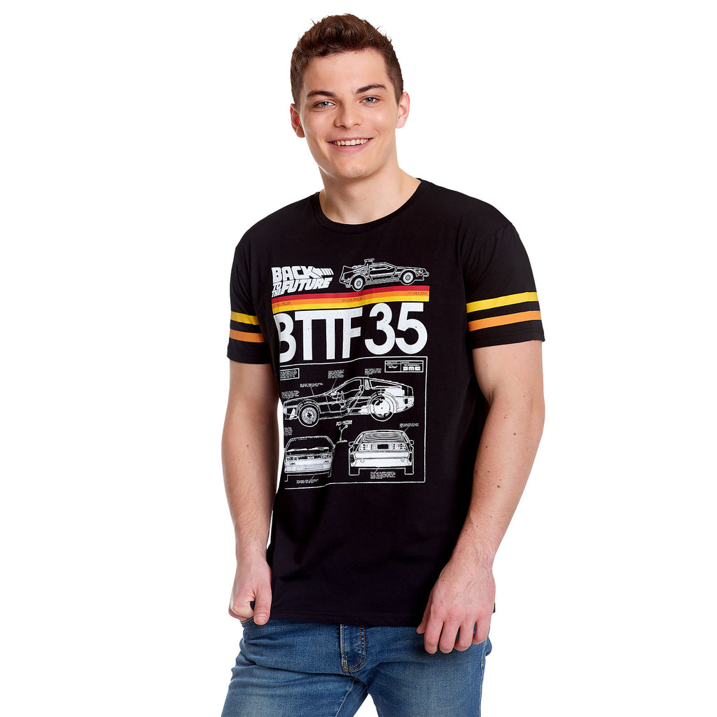 Produktbild Zurück in die Zukunft - BTTF 35 T-Shirt schwarz