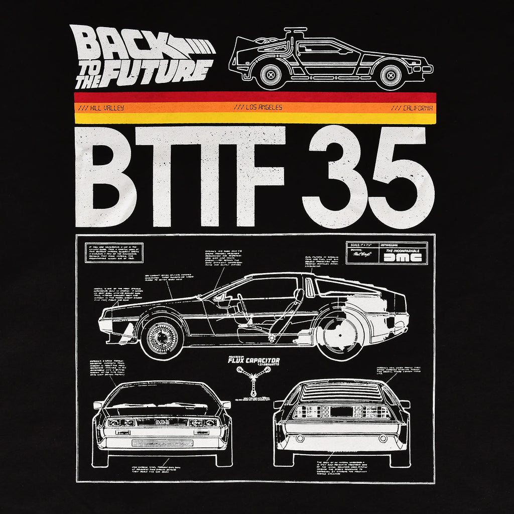 Produktbild Zurück in die Zukunft - BTTF 35 T-Shirt schwarz