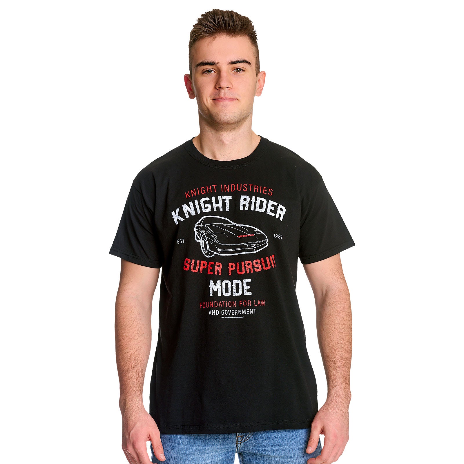 Produktbild Knight Rider - K.I.T.T. Super Pursuit Mode T-Shirt schwarz