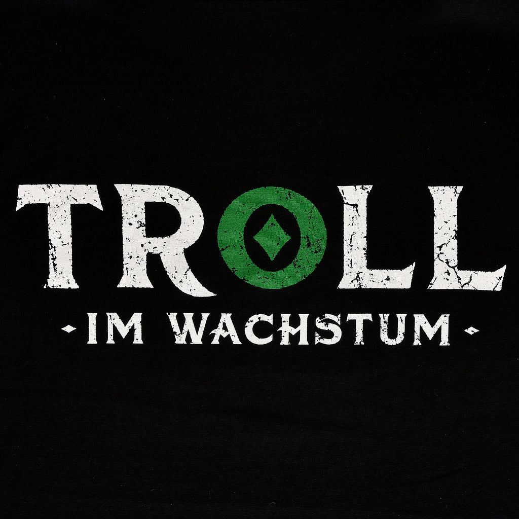 Produktbild Troll im Wachstum T-Shirt schwarz