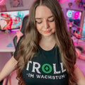Produktbild Troll im Wachstum T-Shirt schwarz