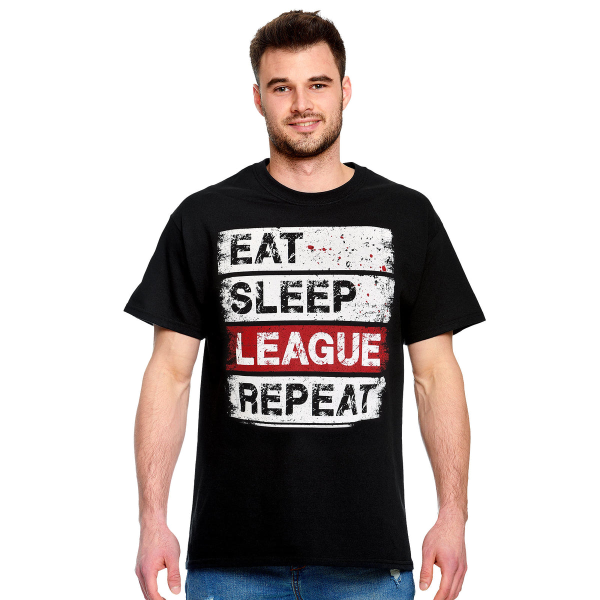 Produktbild Daily Routine T-Shirt für League of Legends Fans schwarz