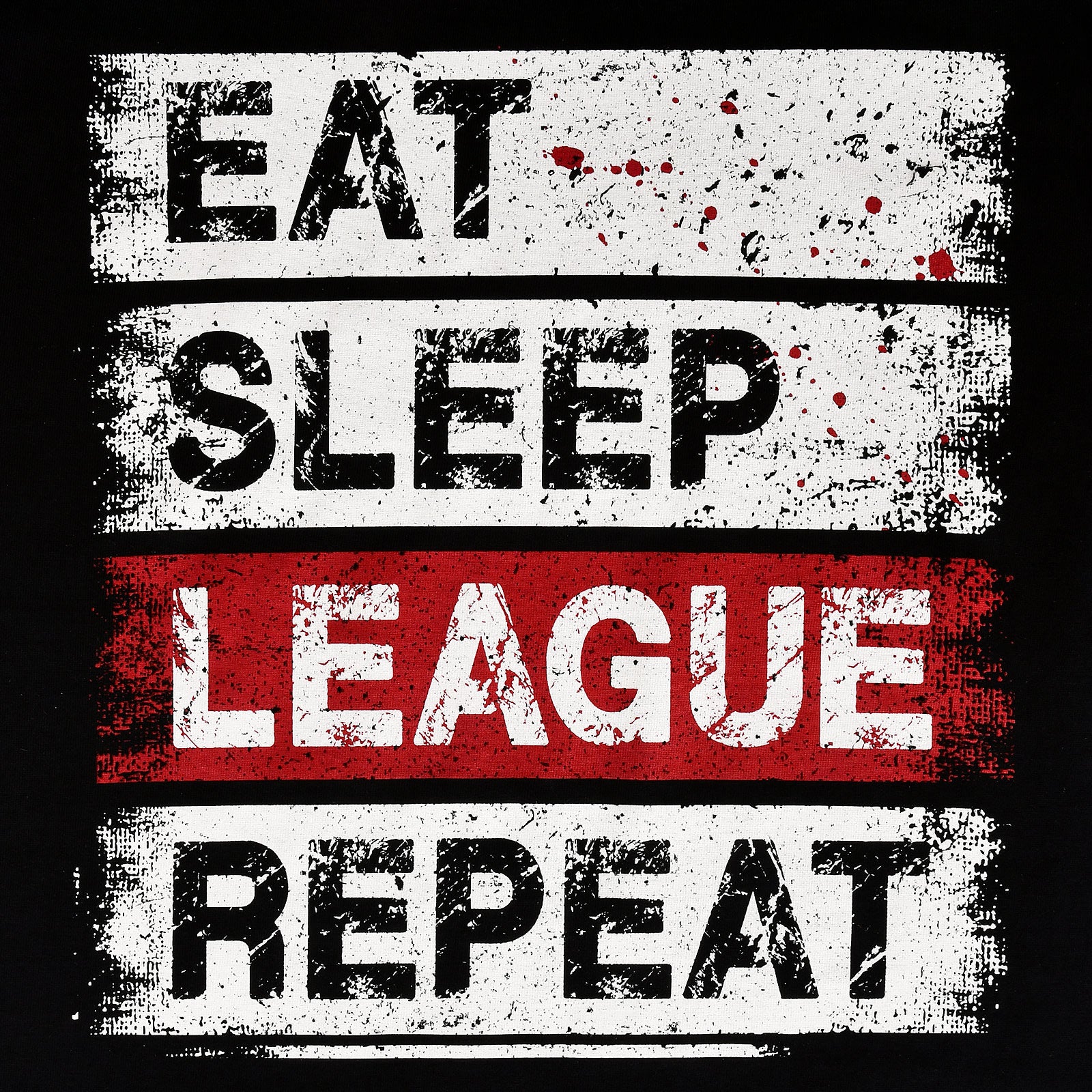 Produktbild Daily Routine T-Shirt für League of Legends Fans schwarz