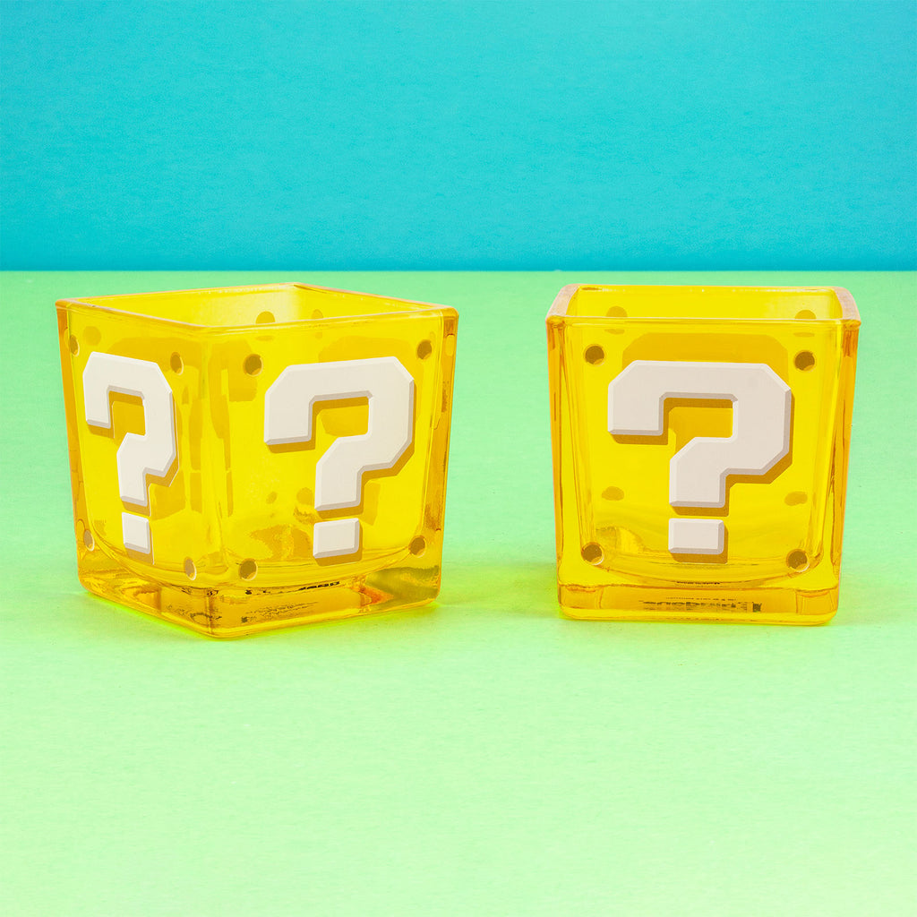 Product image Super Mario - Question Mark Block Glass Set