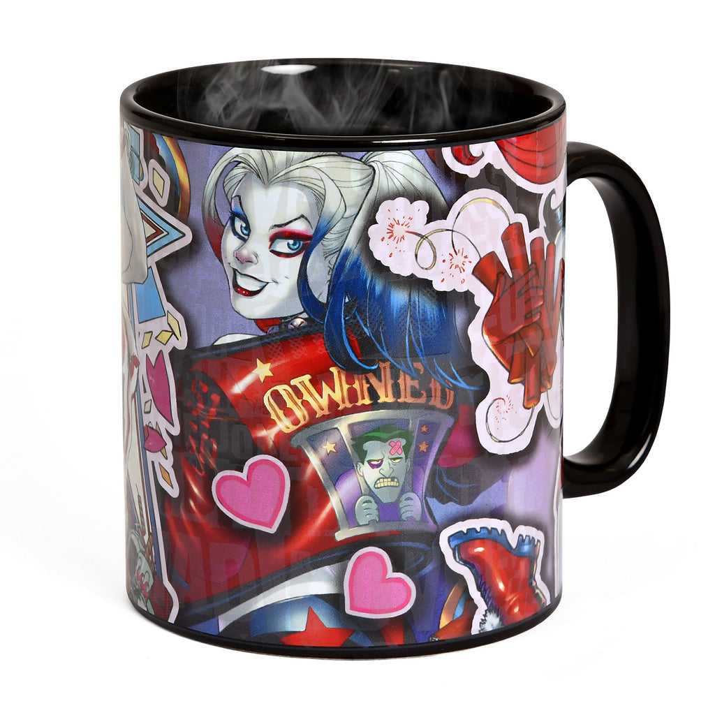 Produktbild Harley Quinn Comic Thermoeffekt Tasse