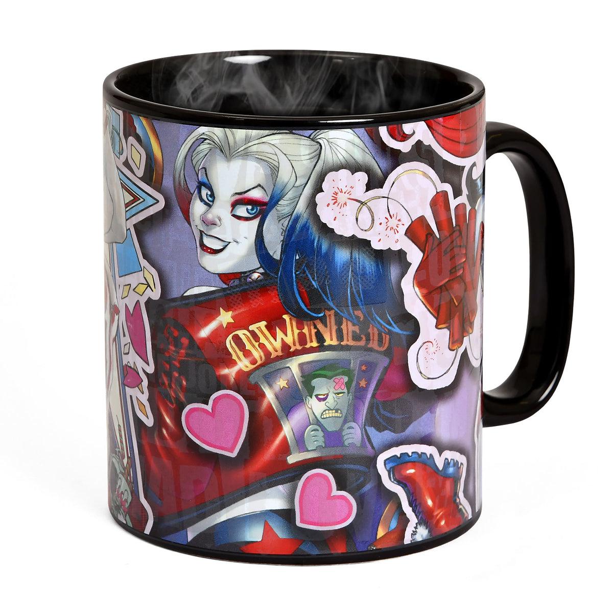 Produktbild Harley Quinn Comic Thermoeffekt Tasse